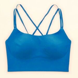Aerie Hold Me Strappy Sports Bra/Bralette (L) Royal Blue